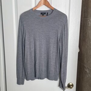 Theory - lightweight crew neck Grey Sweater